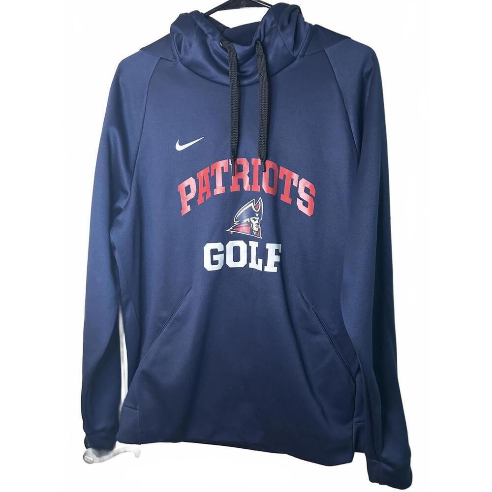 Nike Dri-Fit Patriots Golf Pullover Mens size Large